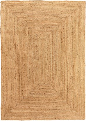 Alfombra de yute Jutta Marrón claro, Benuta