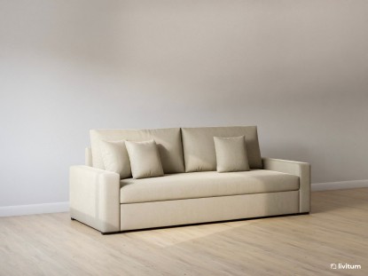Sofa Cama Hebe Nido Tapizado Blue Blanco, B2you
