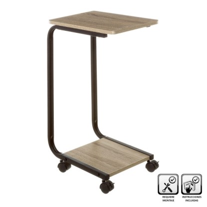 Mesa con ruedas pb-metal 40 x 27 x 65 cm, Unimassa