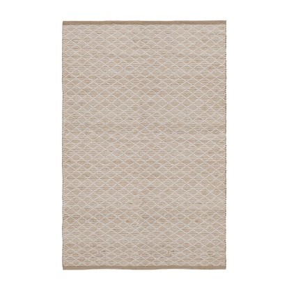 Alfombra blanco-natural yute-algodón 200 x 300 cm, Wood Nature