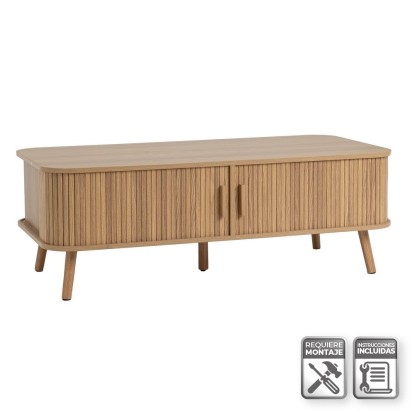 Mesa centro elia mdf 120 x 60 x 41 cm, Unimassa