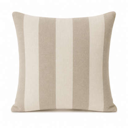 Cojin 100 % Algodon 45x45 Taupe Claro Raya Ancha, Really Nice Things