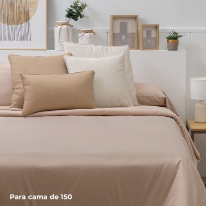 Funda nórdica cama 150 beige 240 x 220 cm, Unimassa