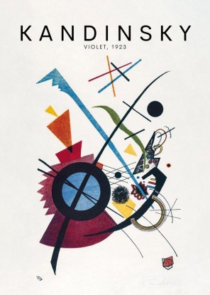 Wassily Kandinsky Violet, 1923, Artesta