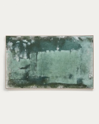 Cuadro abstracto Selnar verde 202 x 122 cm, Kave Home