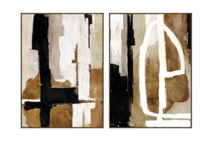 CUADRO LIENZO PS 100X4X140 ABSTRACTO 3D 2 SURT., Wabitap