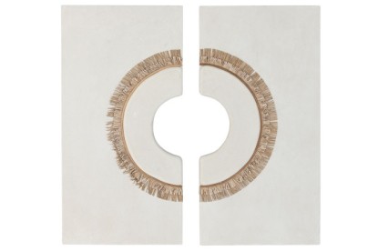 DECORACION PARED SET 2 MDF FIBRA 120X6X120 CIRCULO, Wabitap