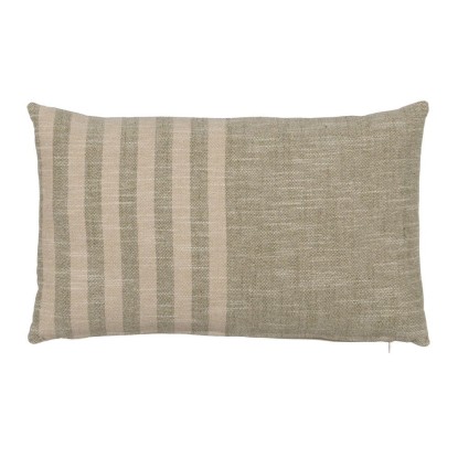 Cojín gris lino-algodón decoración 50 x 30 cm, Wood Nature
