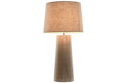 LAMPARA SOBREMESA MANGO 35X35X69 BEIGE, Wabitap