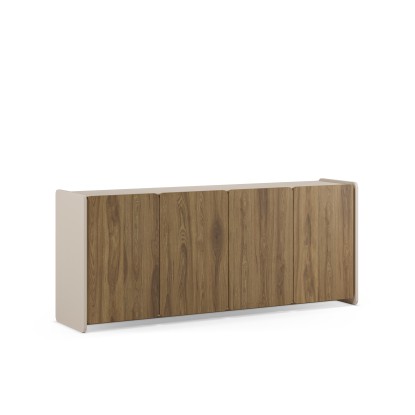 APARADOR BOUCLEON 4P 180CM CREMA/ROBLE-UD, Marckeric