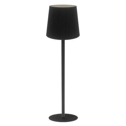 SOBREMESA-PIE SUNSET NEGRO LED 5W - BATERIA RECAGABLE, AJP