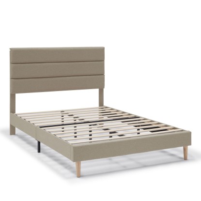 CAMA TAPIZADA AROMA BEIGE PARA CAMA DE 90X190, SVO