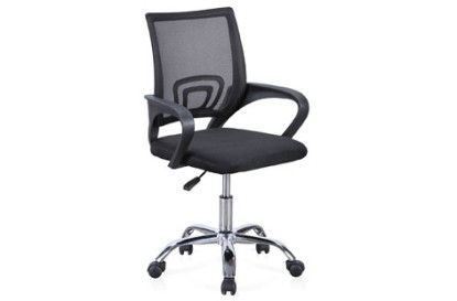 Silla de oficina giratoria modelo vita negro, Adec Group