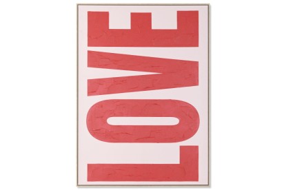 CUADRO LIENZO PS 103X4,5X143 LOVE PINTADO MANO, Wabitap