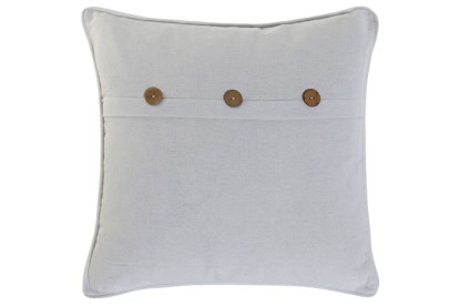COJIN ALGODON POLIESTER 45X8X45 BOTONES COCO CRUDO, Wabitap