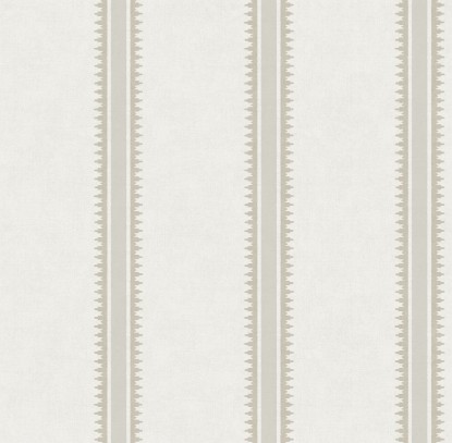 3857-2 INDIENNE STRIPE GRIS, BEIGE, ICH