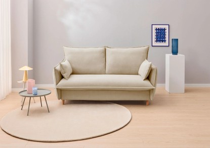 Sofá Cama Marmota Beige de 160 cm, MARMOTA