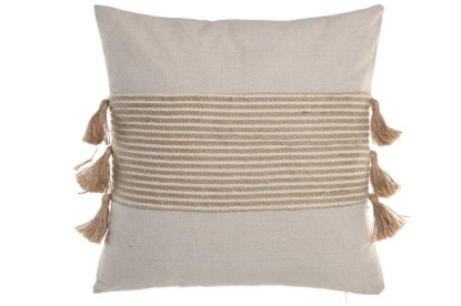 COJIN ALGODON YUTE 45X45 NATURAL, Wabitap