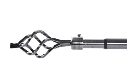 BARRA CORTINA METAL 160X16X16 16/19mm, EXTENSIBLE A 300 CM, Wabitap