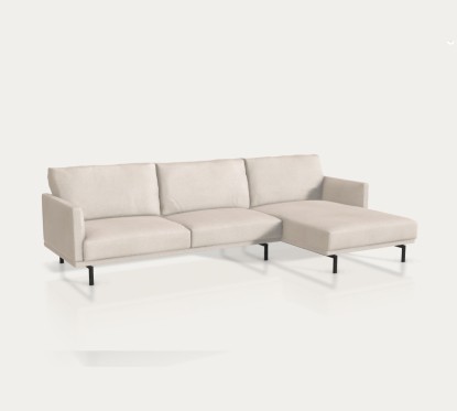 Galene 4 plazas con chaise longue derecho (Austin Crudo), Kave Home