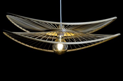 LAMPARA TECHO BAMBU 70X65X23 NATURAL NATURAL, Wabitap