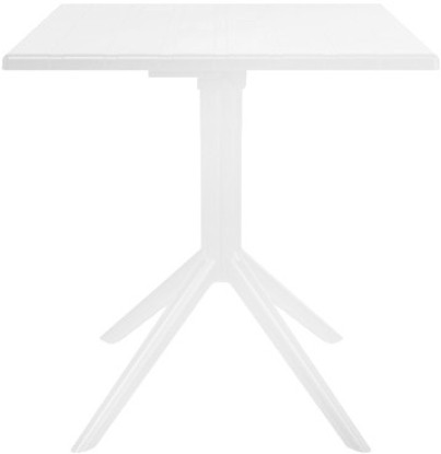 MESA METAL PP 70X70X75 RECICLADO BLANCO, Wabitap