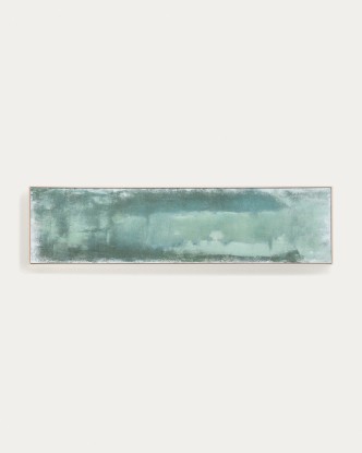 Cuadro abstracto Selnar verde 182 x 47 cm, Kave Home