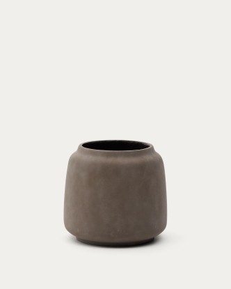 Macetero Lira de efecto terracota Ø53 cm, Kave Home