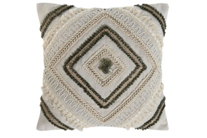 COJIN ALGODON 45X45 576 GR, BORDADO A MANO, Wabitap