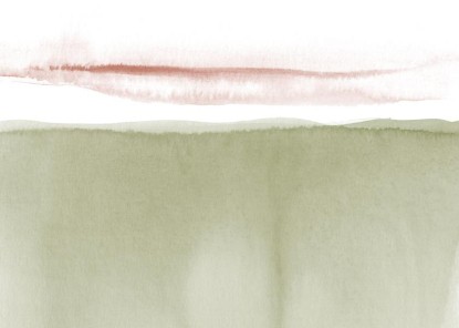 Watercolor landscape N 40 Olive green, Artesta