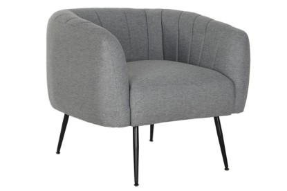 SILLON POLIESTER METAL 81X75X73 GRIS, Wabitap