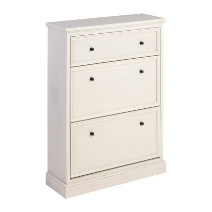 Zapatero gris claro dm 80 x 28 x 108 cm, Wood Nature