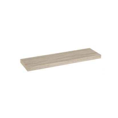 Estante mdf roble claro 80 x 24 x 4 cm, Unimassa