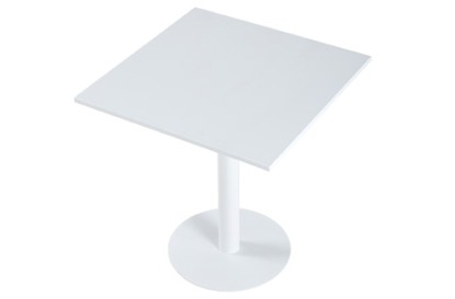Mesa cuadrada gelato 70 x 70 cm blanco, Adec Group