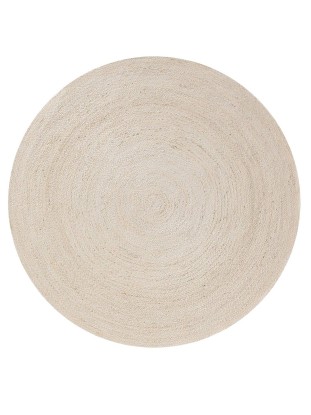 Alfombra de yute Jutta Ivory 115, Benuta