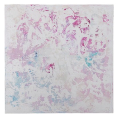 Cuadro pintura abstracto rosa lienzo 120 x 3,50 x 120 cm, Wood Nature