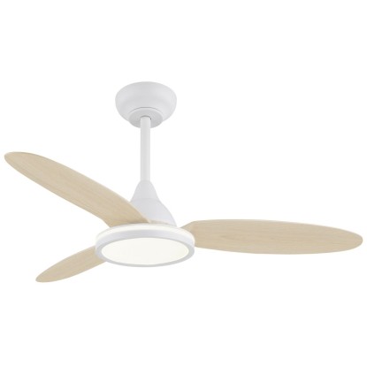 VENTILADOR MAHON MADERA CLARA 107CM 3 PALAS, AJP