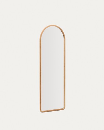 Espejo Milsa de madera de teca 55 x 155 cm FSC 100%, Kave Home
