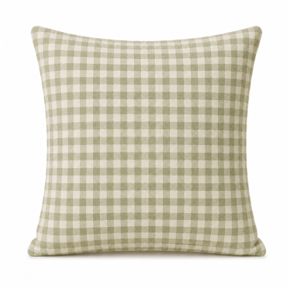 Cojin 100 % Algodon 45x45 Verde Celadon Vichy, Really Nice Things