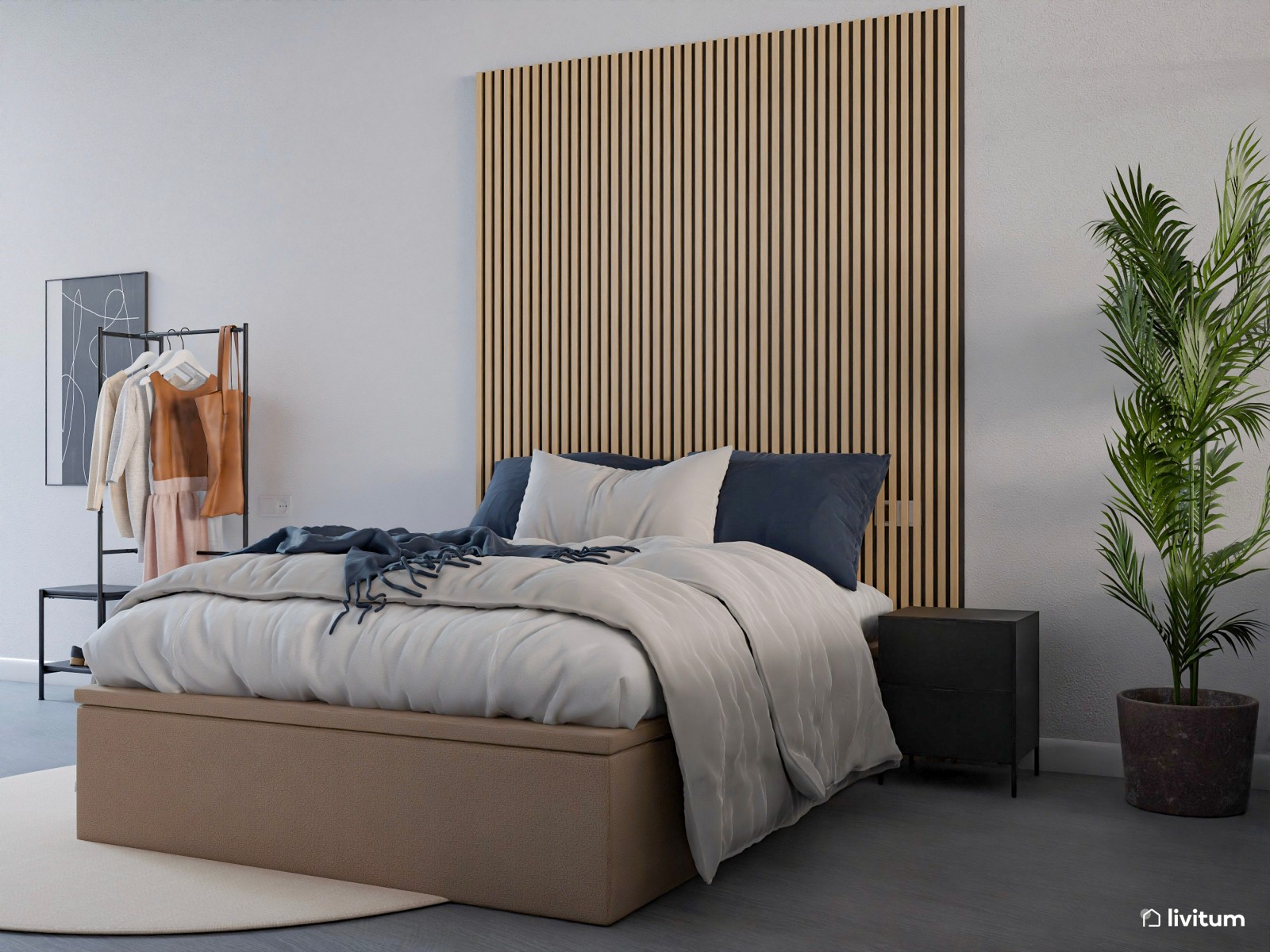 Moderna vivienda de alquiler con espacios de ocio y relajación