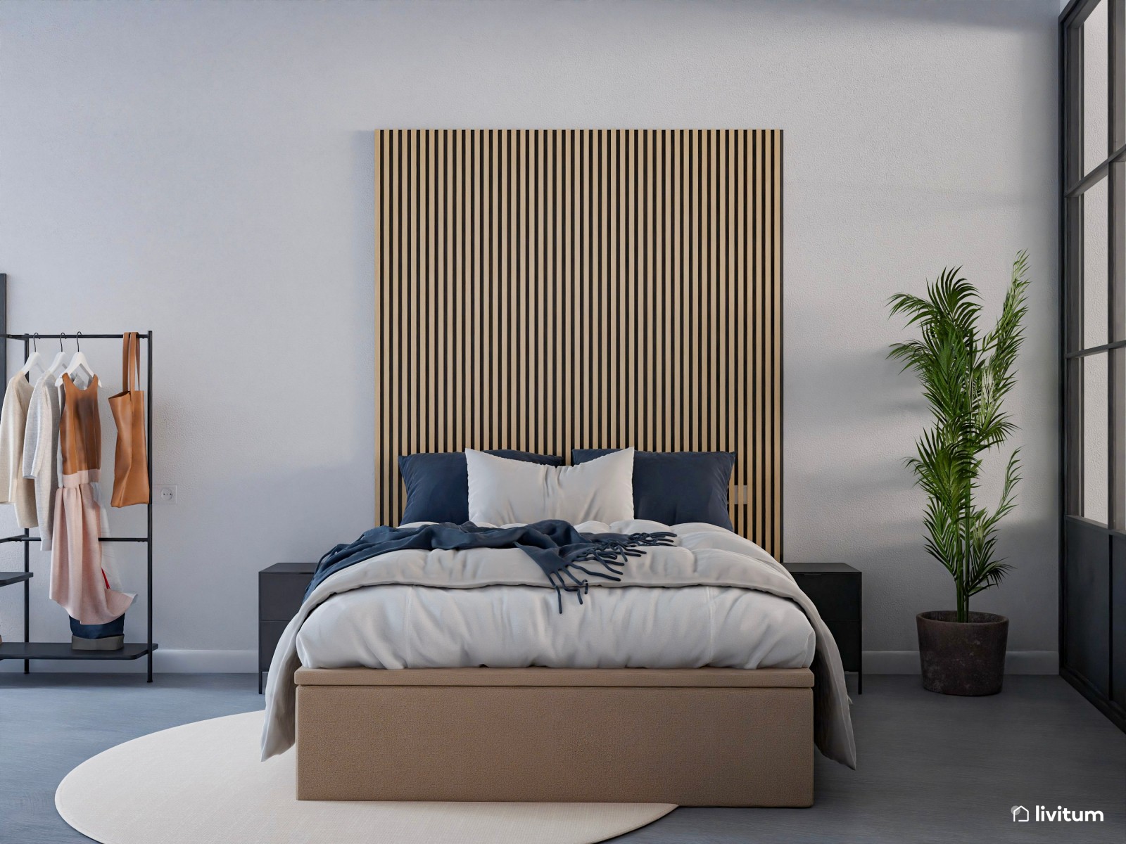 Moderna vivienda de alquiler con espacios de ocio y relajación