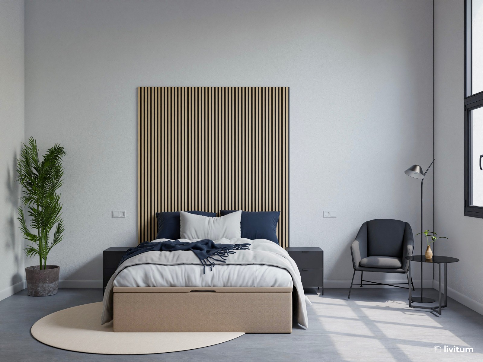 Moderna vivienda de alquiler con espacios de ocio y relajación