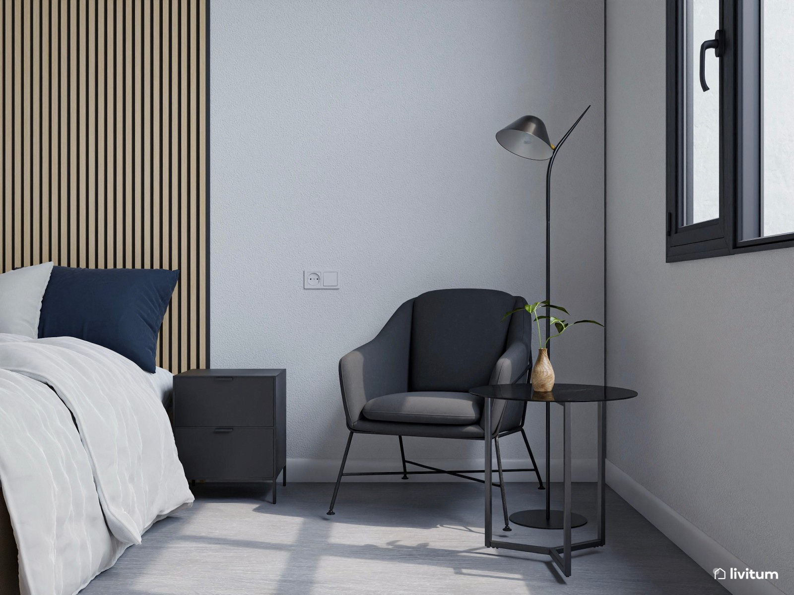 Moderna vivienda de alquiler con espacios de ocio y relajación