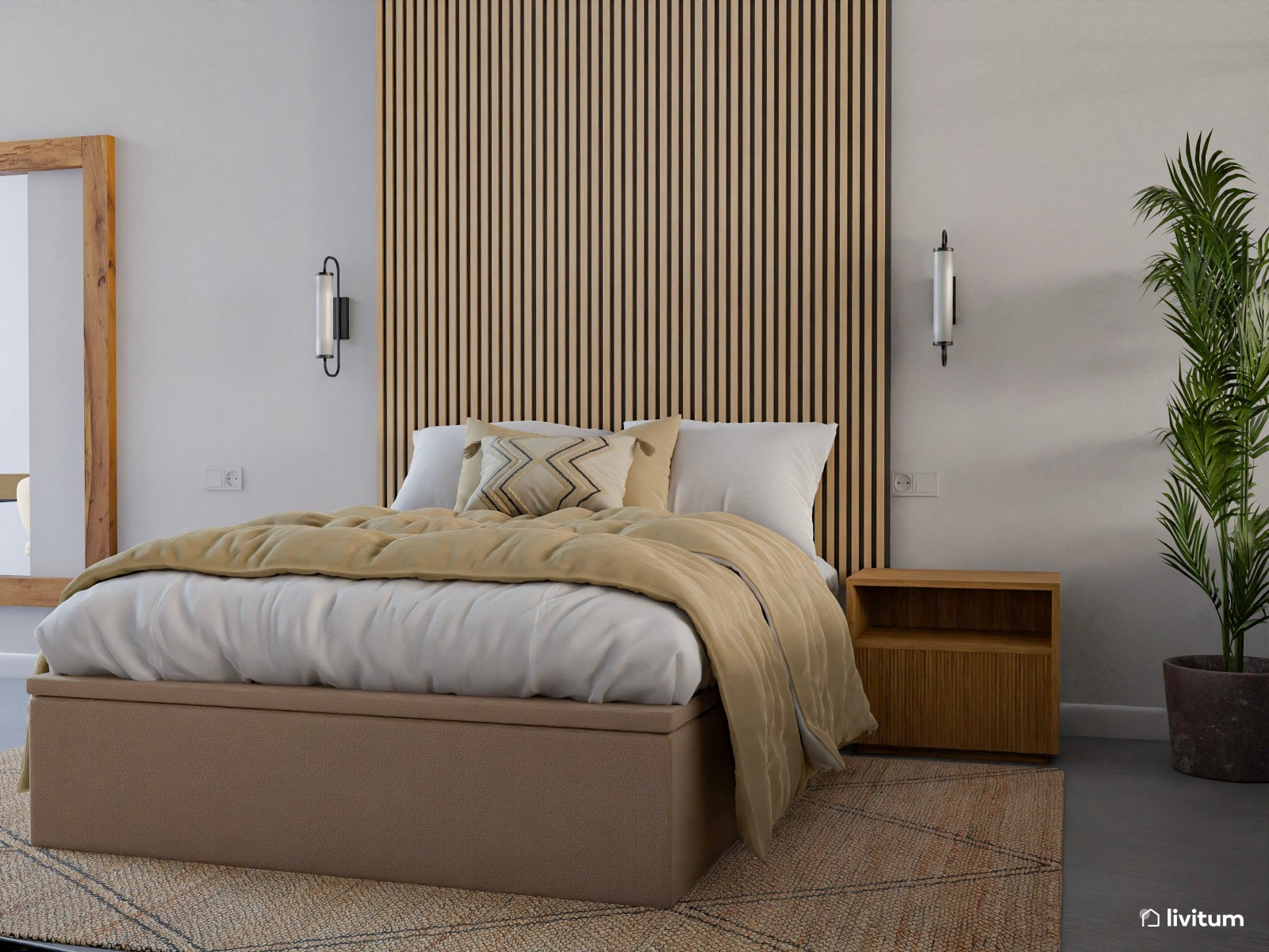 Moderna vivienda de alquiler con espacios de ocio y relajación