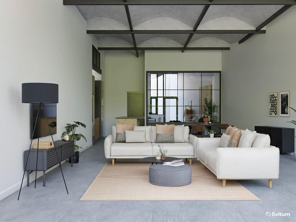 Moderna vivienda de alquiler con espacios de ocio y relajación