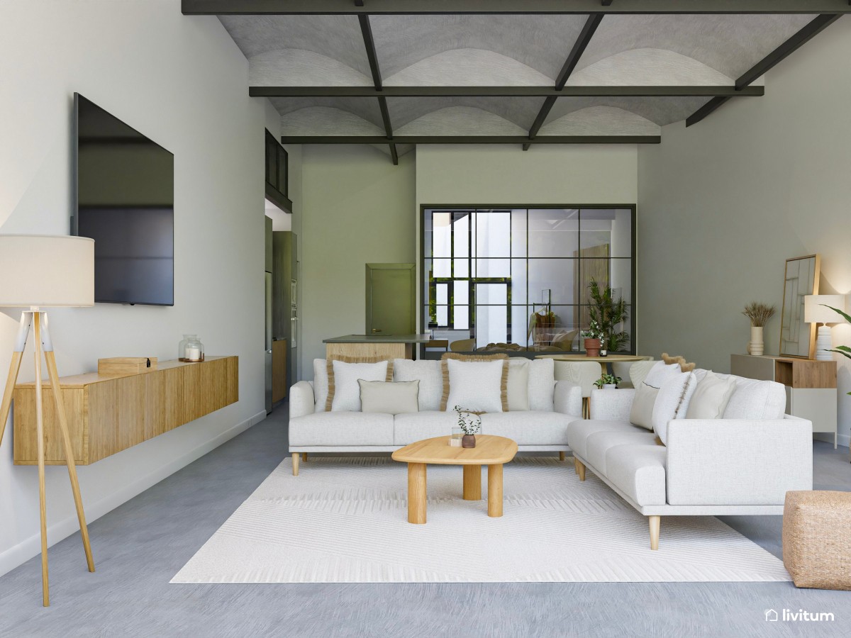 Moderna vivienda de alquiler con espacios de ocio y relajación