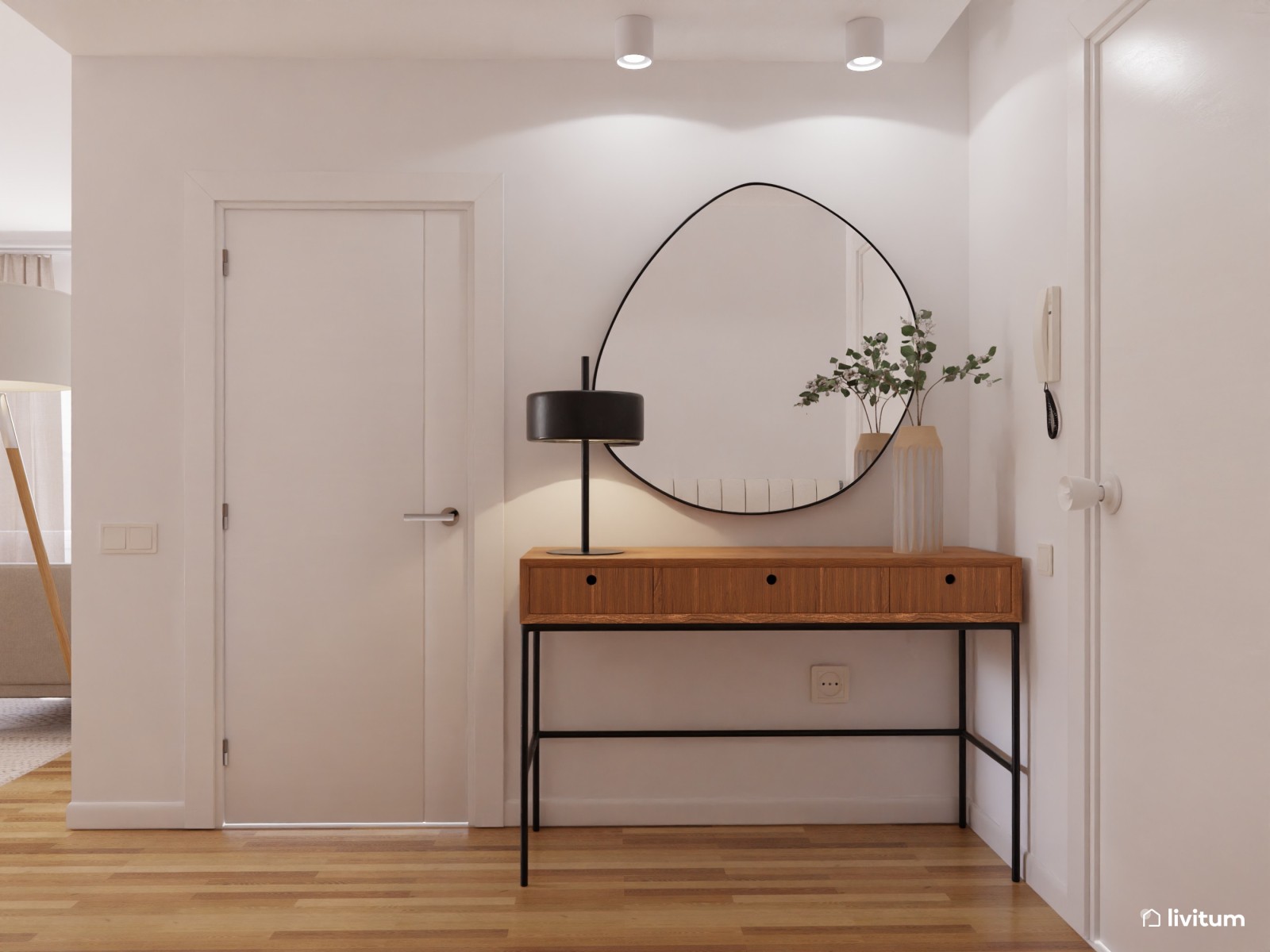Moderno y elegante salón-comedor