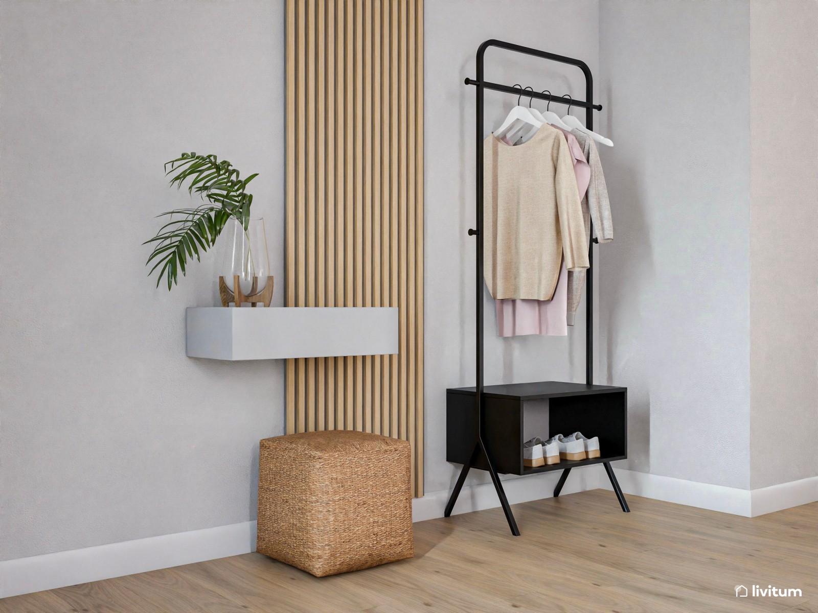 Piso turístico de diseño contemporáneo con texturas alistonadas