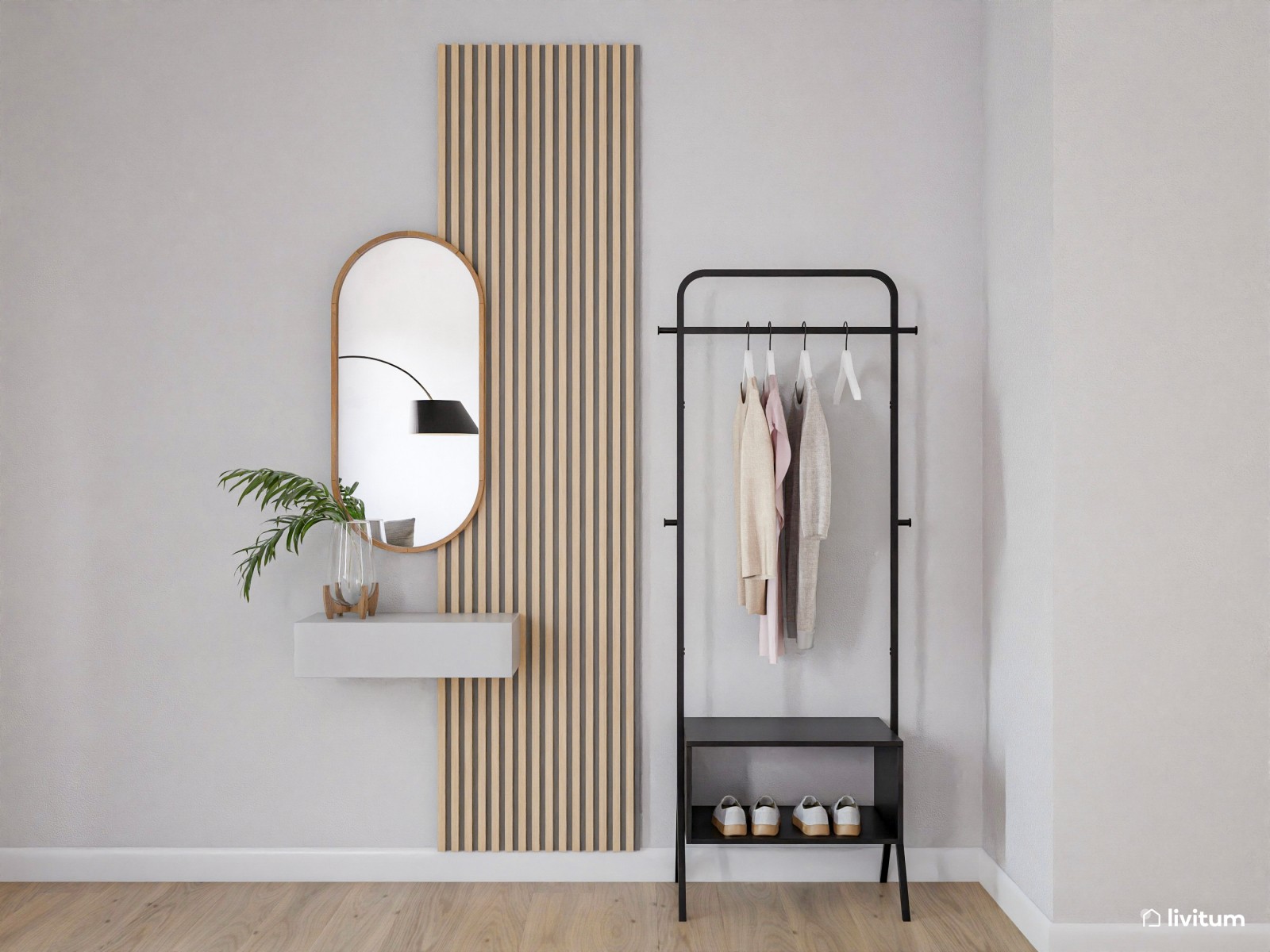 Piso turístico de diseño contemporáneo con texturas alistonadas