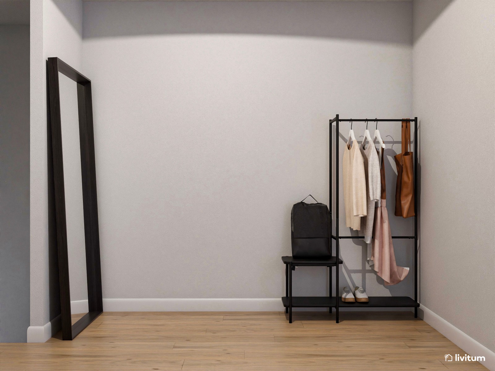 Piso turístico de diseño contemporáneo con texturas alistonadas